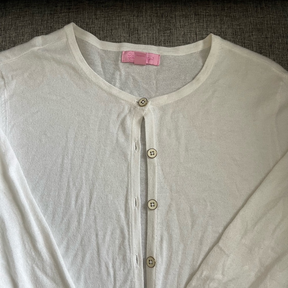 Lily Pulitzer button down sweater